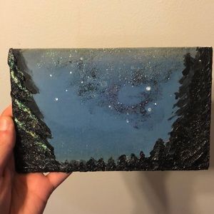 Nighttime Painting on Book Cover